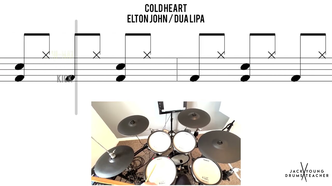 How to Play 🥁    Cold Heart   Elton John