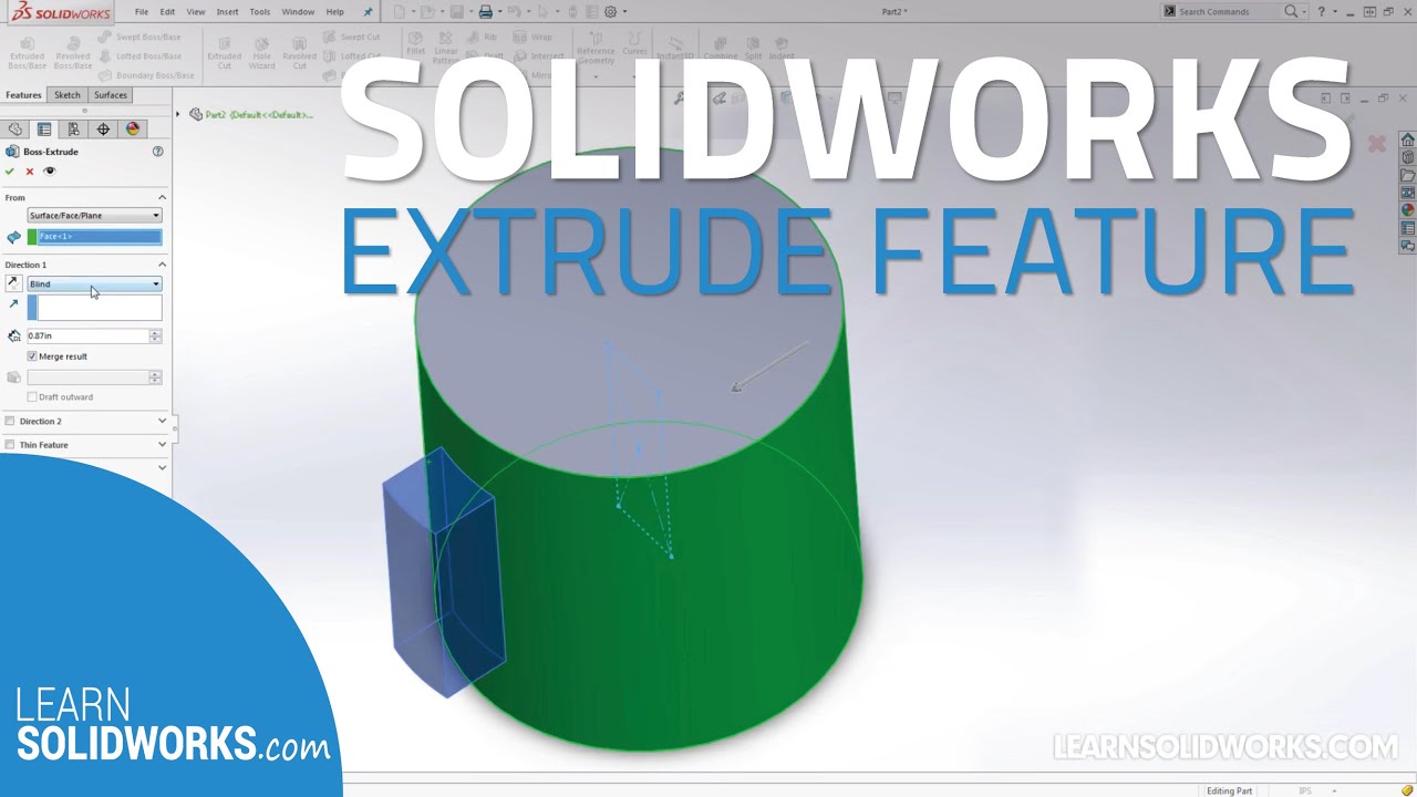 Extruding in 2D to 3D  2020  SOLIDWORKS Help