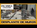 Desplante de muros y trazado de escalera || CASA Catujanes