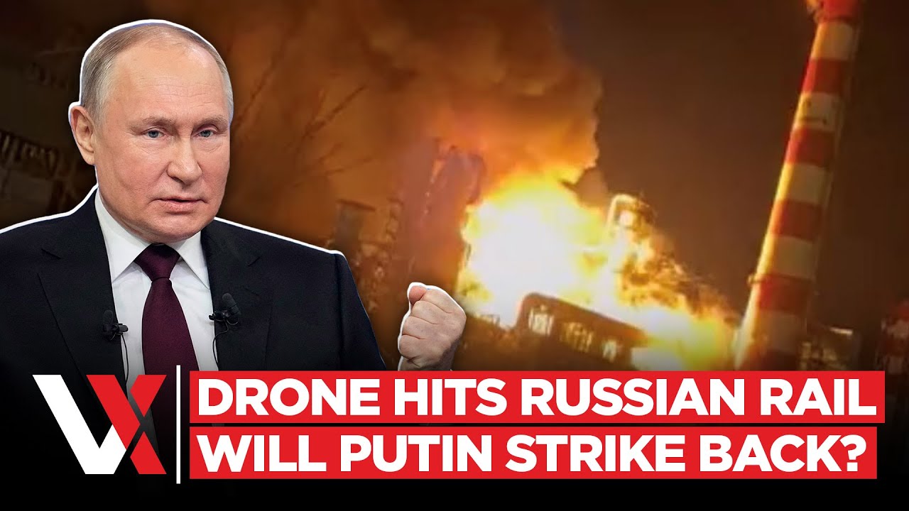 Massive Drone Barrage Targets Russian Railways As Ukraine Claims Tactical Success | VERTEX