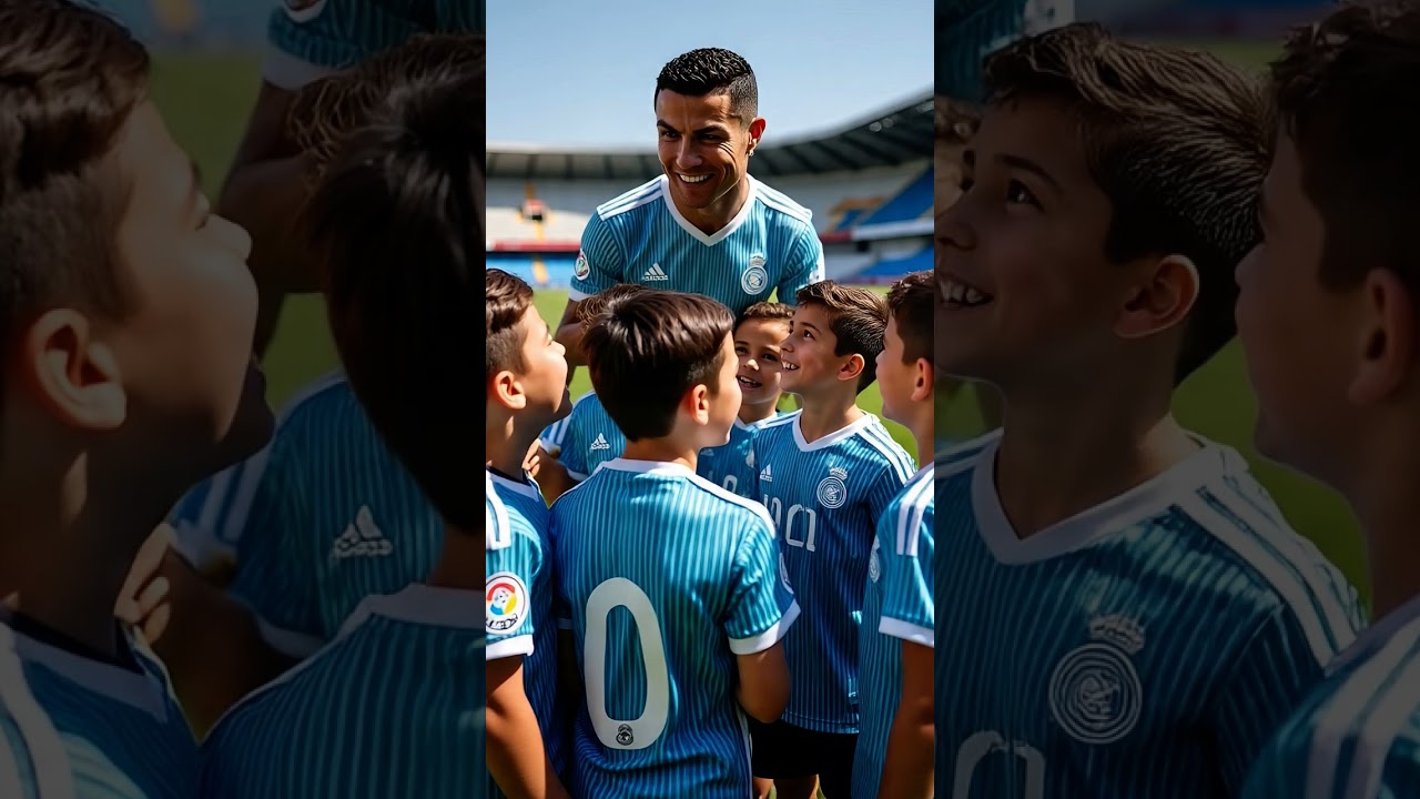 Ronaldo Reacte To smart kid😅