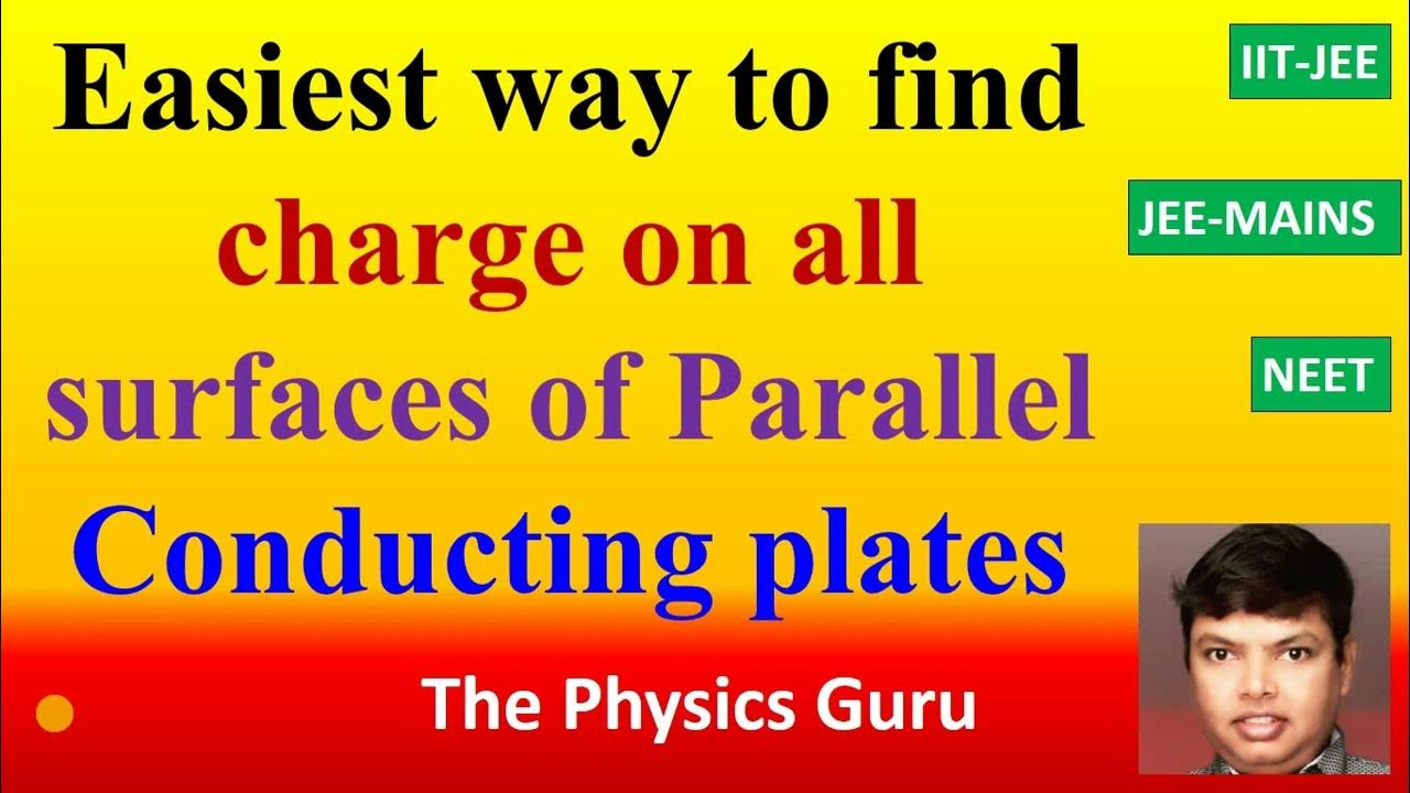 How to find charges on all surfaces of parallel plates youtube