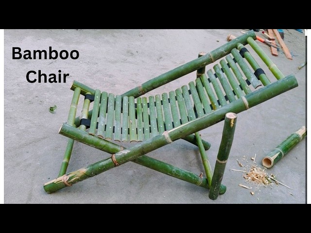 DIY Outdoor Furniture: Easy Step-by-Step Bamboo Chair Build - YouTube