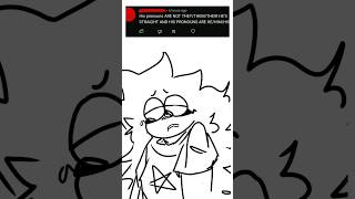 What a shame, huh? 🏳️‍⚧️ #art #drawing #okko #okkoletsbeheroes #nonbinary