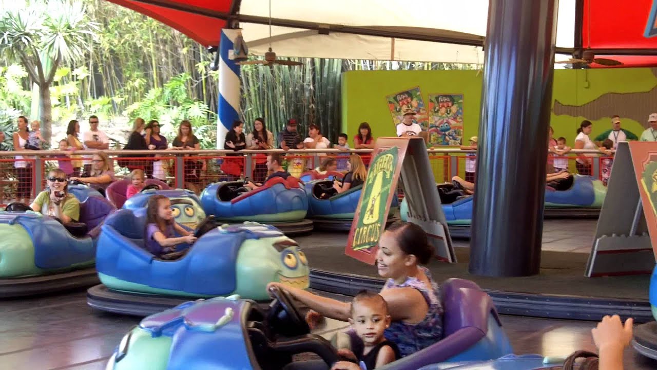 bumper cars at Bug's Land at Disneyland in Anaheim, CA on 2011 06 01