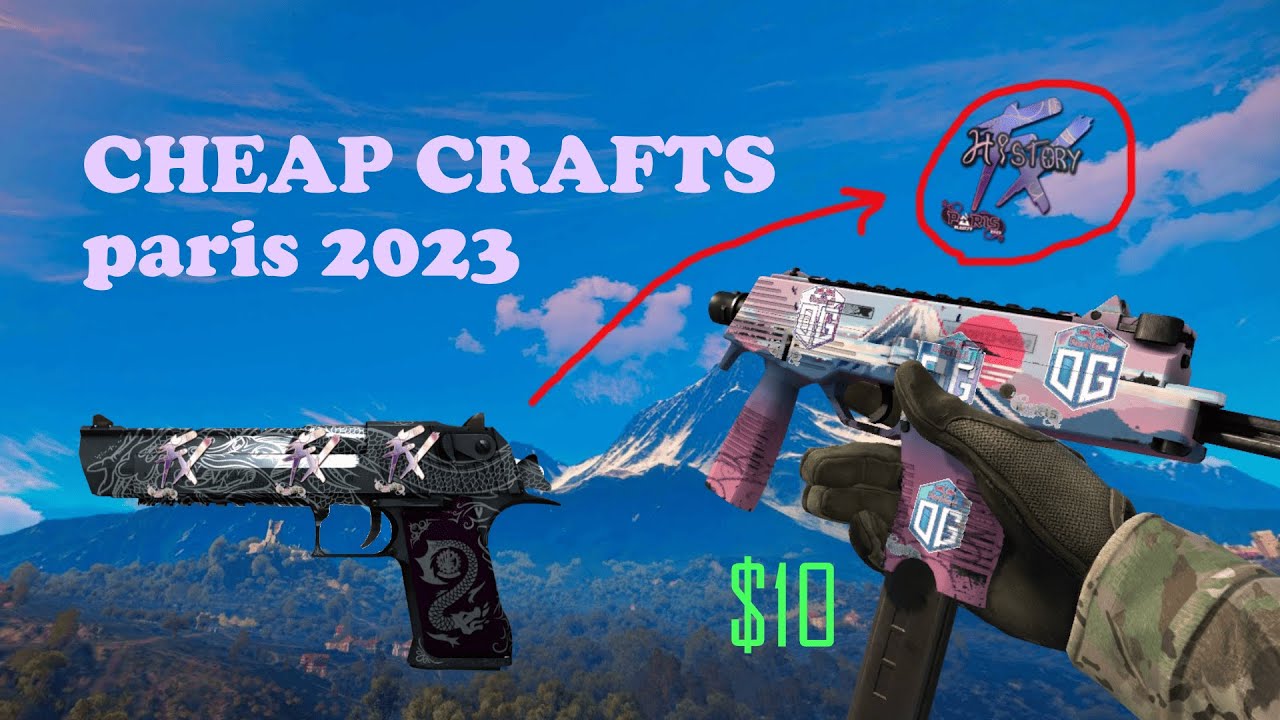 Best new $10-$25 Paris 2023 Sticker Crafts (CS:GO Sticker crafts) - YouTube