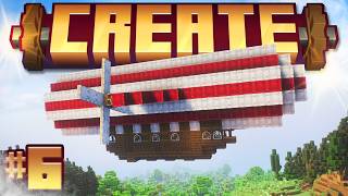 FUNZIONA! FACCIO VOLARE la NAVE VOLANTE - Minecraft ITA CREATE #6