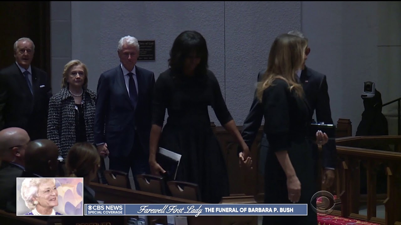 CBS News - Special Report Countdown and Opening Barbra Bush Funeral ...