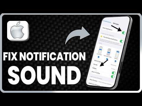 How To Fix Message Notification Sound (ANY iPhone) (2026)