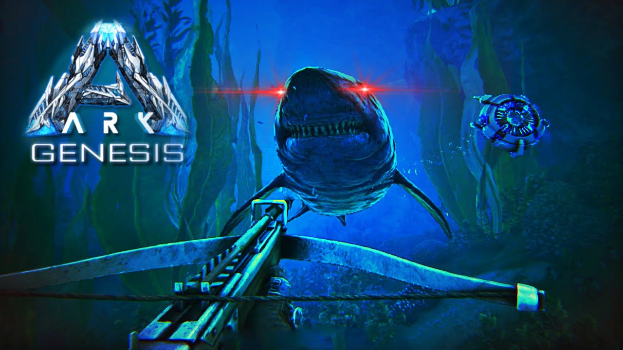 🌋 Dospělý magmasaur + OCHOČOVÁNÍ POD VODOU! #9 🔱🦈 Ark Genesis part 1 (neMinecraft Dinosauři)