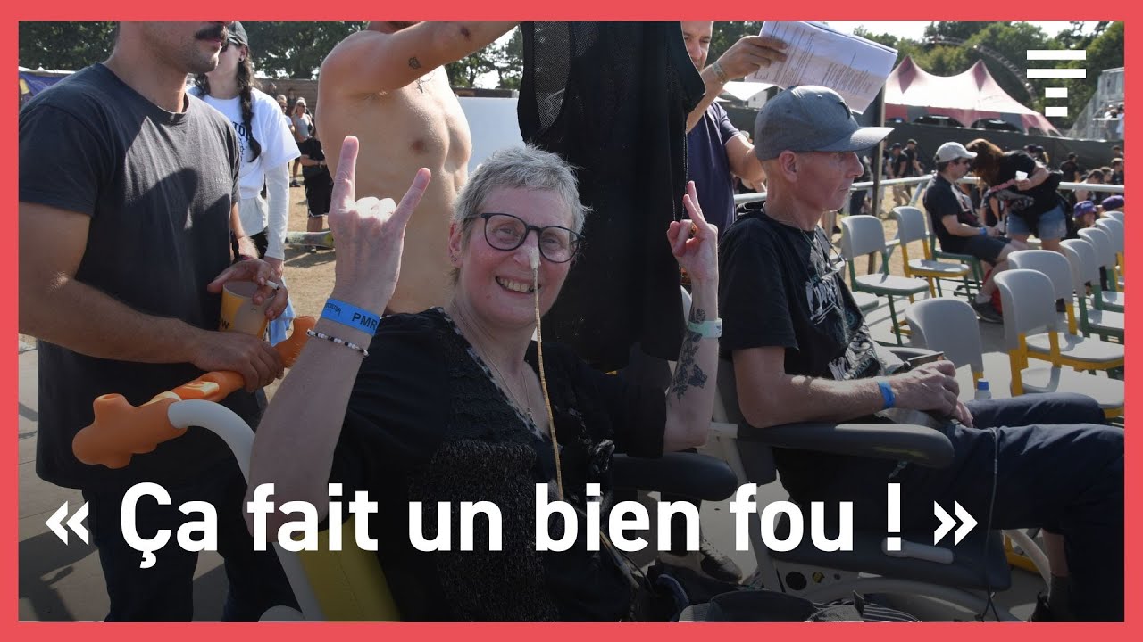 En unité de soins palliatifs, elle a assisté à un concert au Motocultor