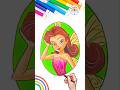 How to Draw Disney Fairy | Draw Cute Rosetta Fairy Wow 🌈 #disney #fairy #short #viral #tinkerbell
