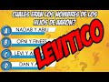 JUEGO DE PREGUNTAS BÍBLICAS |LEVÍTICO| 25 PREGUNTAS