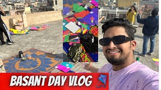 Basant day vlog 🪁| kite flying | Basant panchmi 😍#kiteflying #basantpanchami