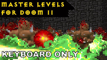 Master Levels for Doom II - MAP06 - The Garrison - Ultra-Violence 100% - KEYBOARD ONLY