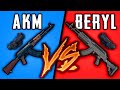 Что Лучше AKM или Beryl M762? Сравнения Штурмовых Винтовок в PUBG (PUBG Mobile)