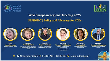 Day 2 | European Regional Meeting – Session 7: Policy and Advocacy for NCDs | WPA