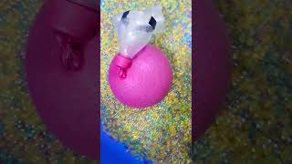 I Tried Filling a Balloon With Orbeez... It Burst! 😱 #shorts #orbeez #balloon #explosion
