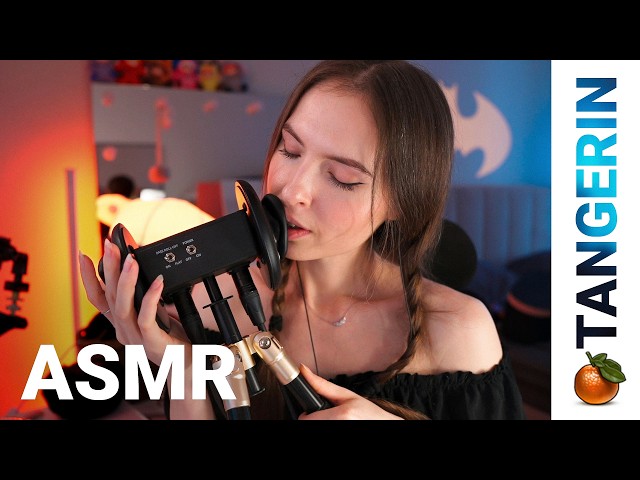 ASMR Relaxing Mic Sounds | Soft Mouth Sounds & Clothes Scratching | Tangerin