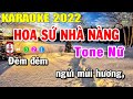 Hoa Sứ Nhà Nàng Karaoke Tone Nữ Nhạc Sống Dễ Hát Nhất 2022 | Trọng Hiếu