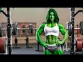 She Hulk at the gym