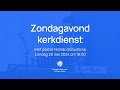 Kerkdienst met pastor nomdo schuitema  zondagavond 26 mei  de deur zwolle