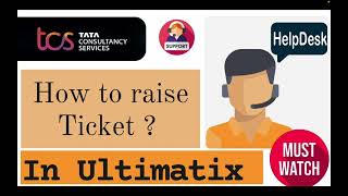 how to raise Ticket in ultimatix tcs #tcs screenshot 2