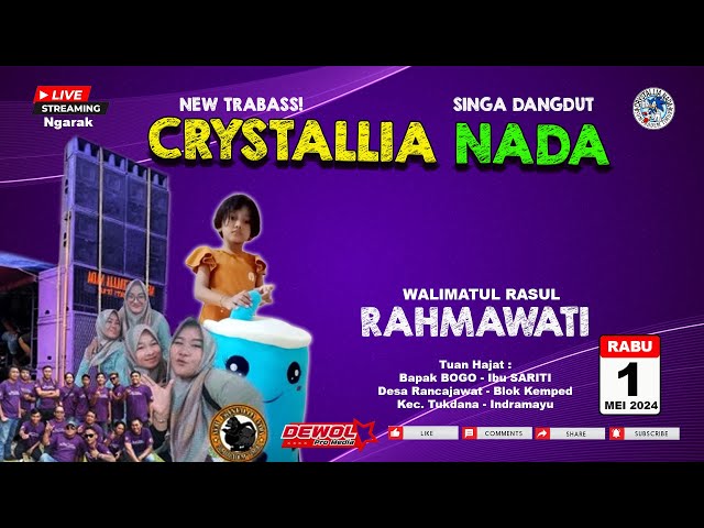 LIVE NGARAKNEW CRYSTALLIA NADARASUL:RAHMAWATIBpk.Bogo-Ibu Sariti-Rancajawat-Tukdana-IM(01042004) class=