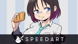 ELMA | Miss Kobayashi's Dragon Maid #speedart