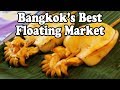 Thai Street Food at Khlong Lat Mayom Floating Market in Bangkok Thailand