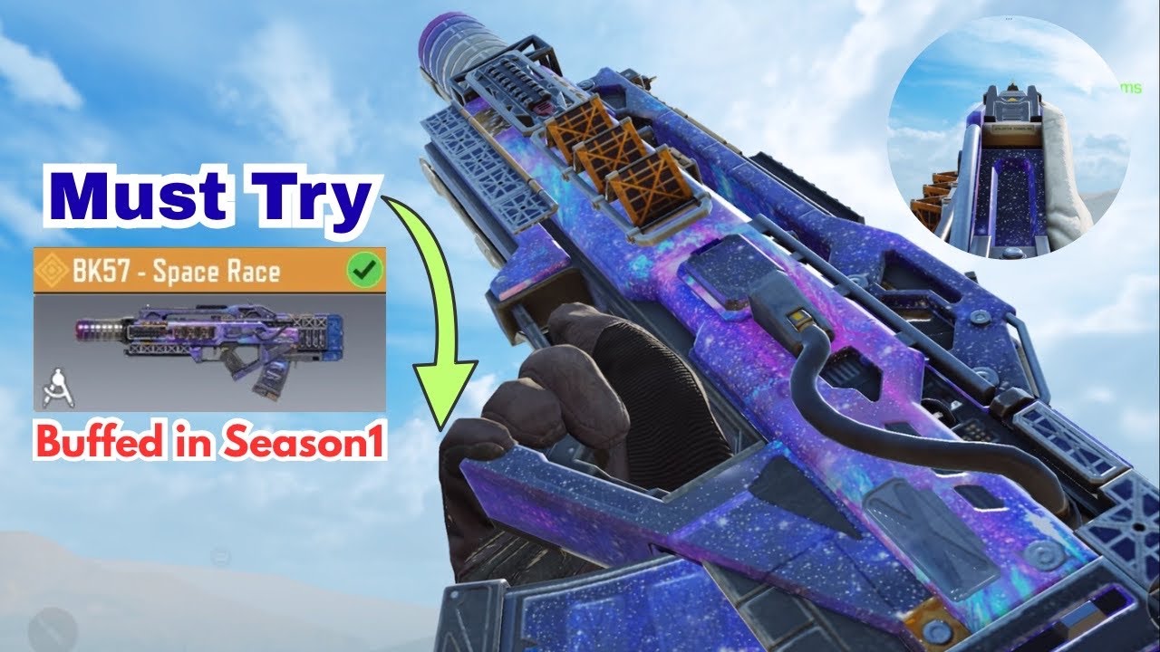Must Try Buffed BK57 in Season1🔥🔥Best BK57 Gunsmith💕CODM MP RANKED GAMEPLAY