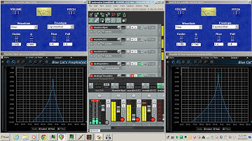 Morse Code QSO over the internet - software setup - config 5 - Jackrouter, sineCW vst plugin