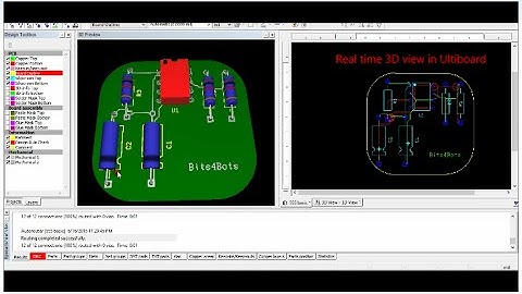 NI Multisim & Ultiboard: Modify parts & PCB. 3D real-time