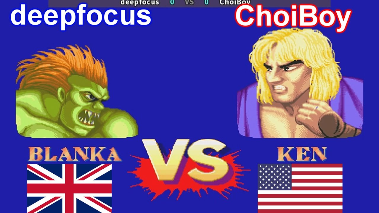 Street Fighter II': Hyper Fighting - deepfocus vs ChoiBoy