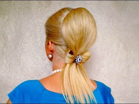 Hair bow wedding updo tutorial Свадебная прическа ...