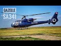 Helicopter GAZELLE SA341 | Start Up & Takeoff