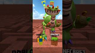 ROBLOX or MINECRAFT? ALL SIZE PIANOSAURUS POPPY PLAYTIME 4 BIG MAZE Garry's Mod