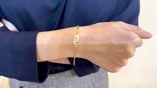 Vidéo: Bracelet Dinh Van Menottes R10 en Or jaune 18 k et diamants brillants de 2022. Full set.