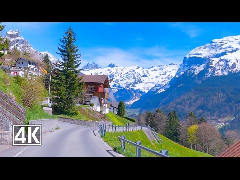 Spring driving in Switzerland 🇨🇭 Engelberg, absorb the fascination of an immense natural arena