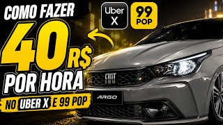 EP. 14 – HOW TO MAKE R$40 PER HOUR ON UBER X AND 99 POP! | Strategy that WORKS in 2026 screenshot 1