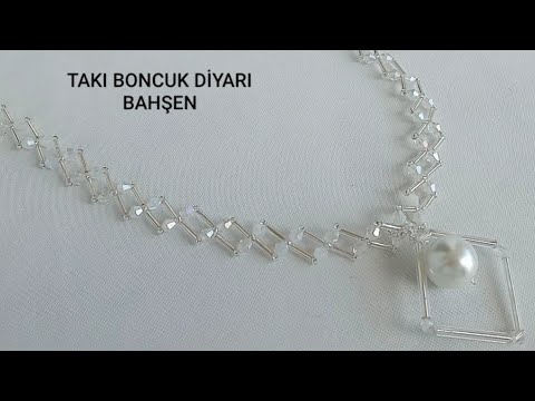 ZARİF İNCİ KOLYE YAPIMI/ELEGANT PEARL NECKLACE MAKING/ #DİY