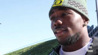 Kenjon Barner after Thursday practice