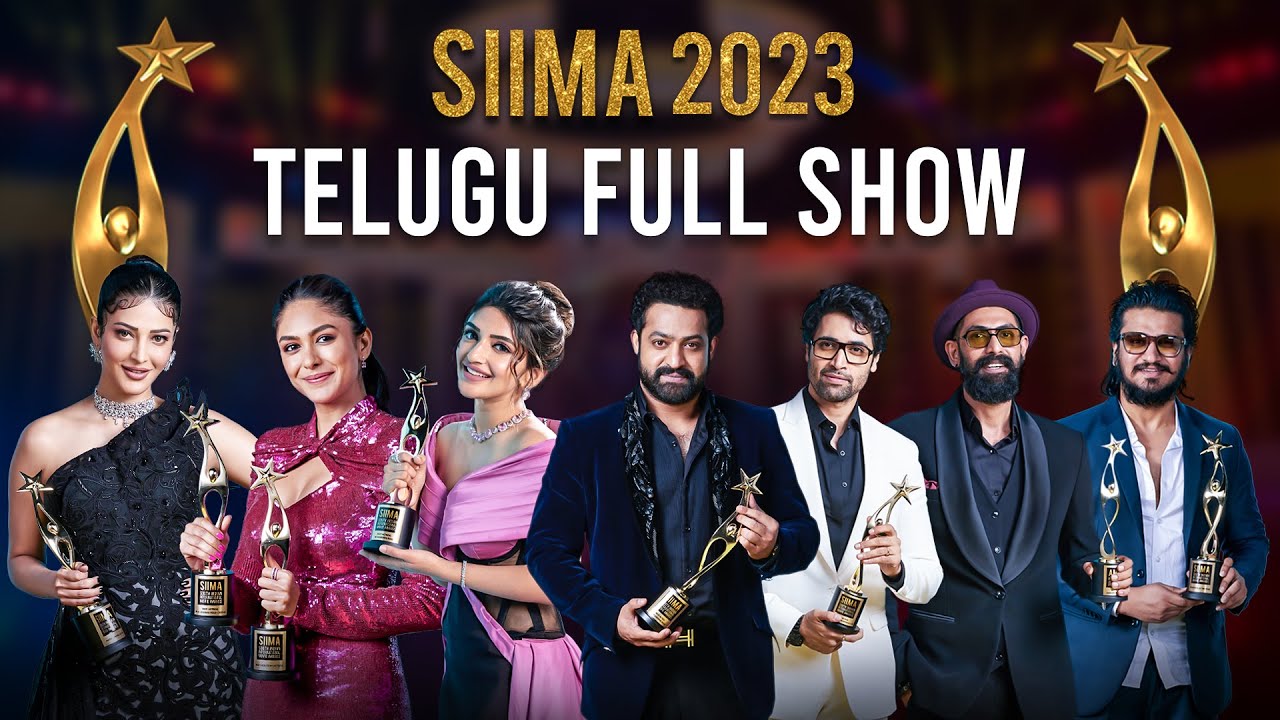 SIIMA 2023 Telugu Main Show Full Event | Jr NTR, Adivi Sesh, Mrunal Thakur, Shruti Haasan, Sreeleela