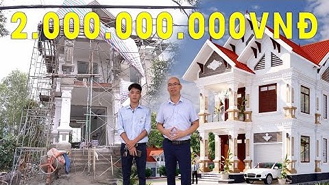 Mẫu Biệt Thự 2 Tầng Tân Cổ Điển Đẹp Giá 2 Tỷ Do KISATO Thi Công Trọn Gói Tại Hồ Chí Minh