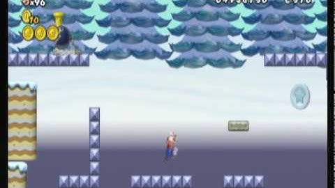 New Super Mario Bros. Wii custom level - Ice Climber