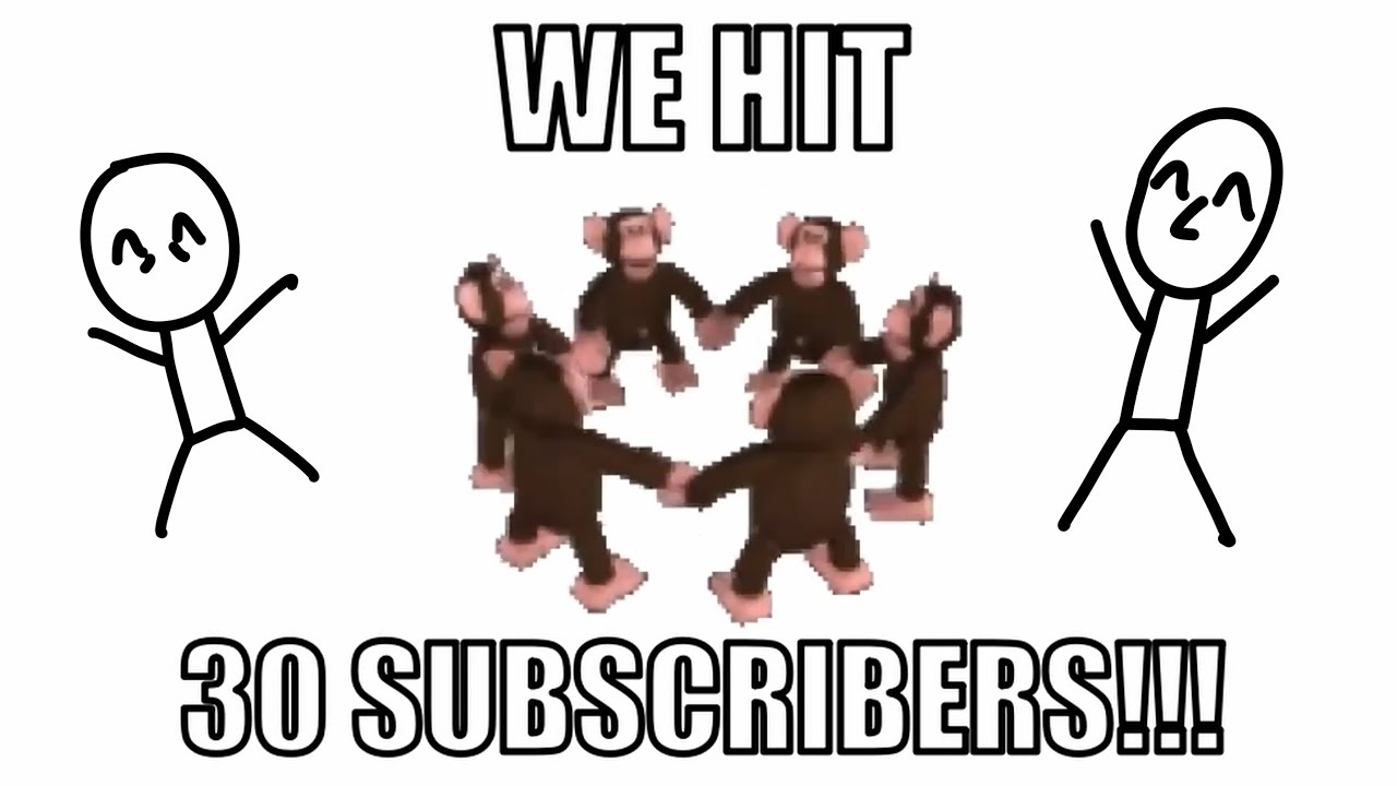 30 SUBSCRIBERS!!!