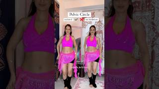 Pelvic circle correct vs. wrong - belly dance tutorial #bellydance #arabic #shakira #bellydancer