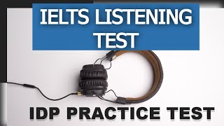 Cambridge IELTS Listening practice test with answers ieltslistening ieltspreparation ielts