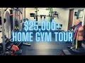 $25,000 + Home Gym Tour!! Rogue, Prime Fitness, American Barbell, Life Fitness, and many others!