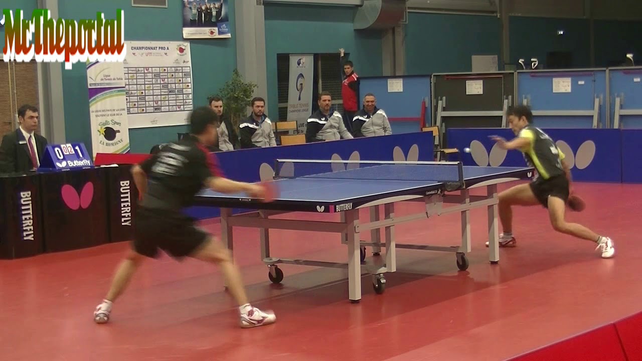 Table Tennis French Pro A 2018/19 Chen Tianyuan vs Zhai Chao YouTube